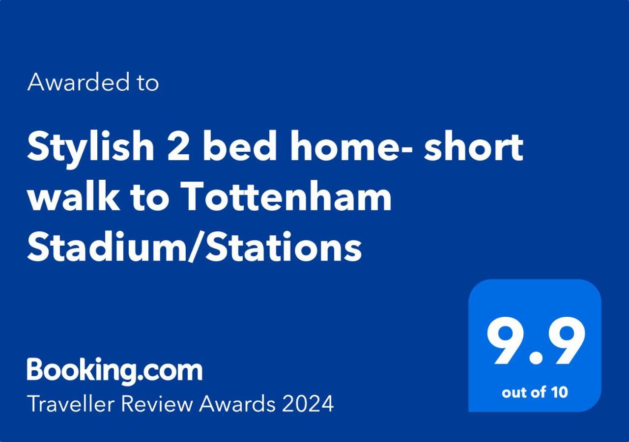 Stylish 2 Bed Home- Short Walk To Tottenham Stadium/Stations Londýn Exteriér fotografie